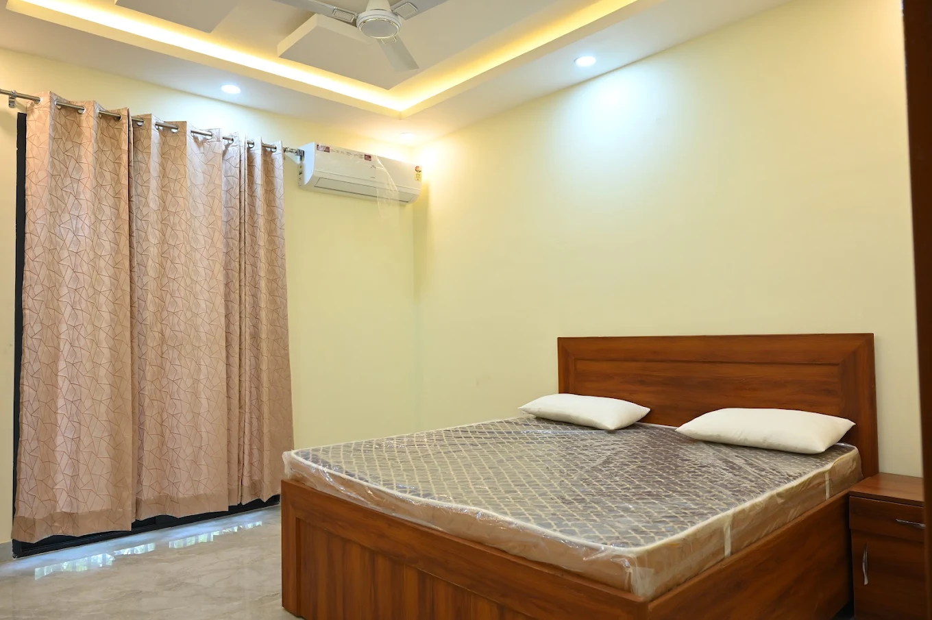 Comfortable air-conditioned bedroom